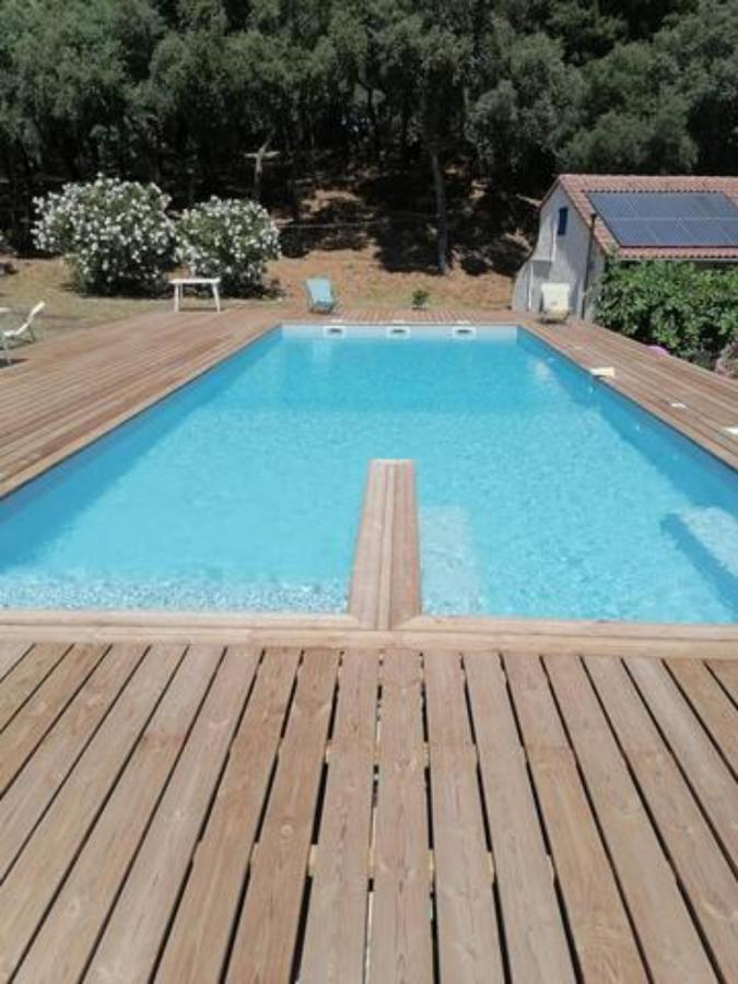 Gites Carbuccia En Corse Avec Piscine Chauffee Exterior foto